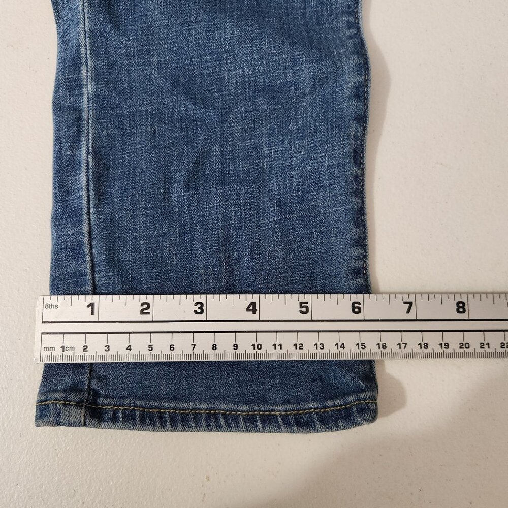Levis Womens Mid Rise Skinny Jeans Size 8 Medium Wash Denim PUCKERING - Picture 8 of 16